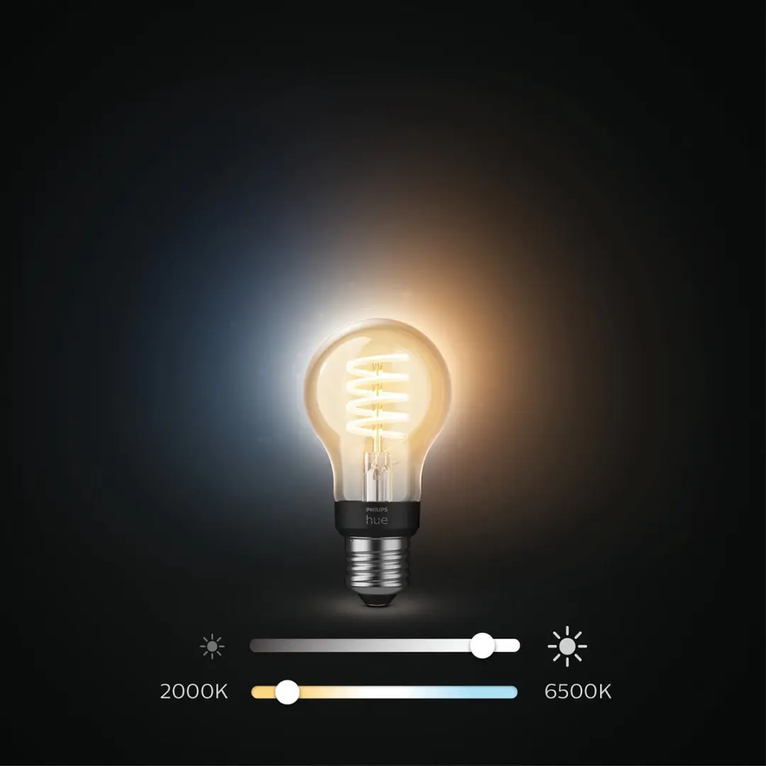 Philips Hue Starterspakket E27 - 3x Filamentlampen Warm tot Koelwit - Bridge Pro