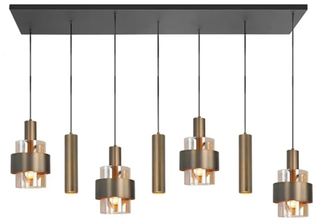 Highlight Hanglamp Marrone 7 Lichts 130cm