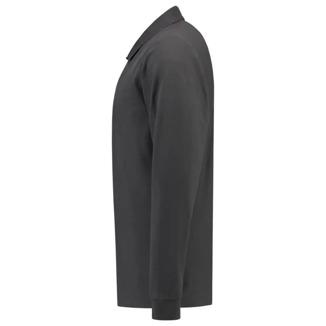 Tricorp Poloshirt Lange Mouw 201009 - XXL - Donkergrijs