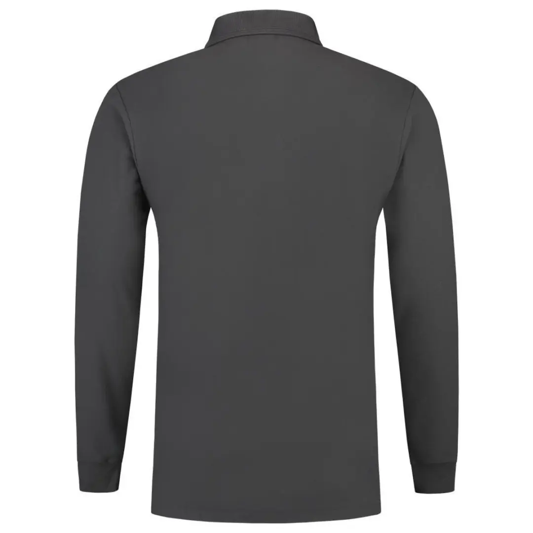Tricorp Poloshirt Lange Mouw 201009 - XXL - Donkergrijs