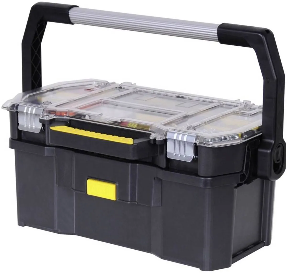 Stanley Gereedschapsbak met Organizer STST1-70317 - 19 inch - Zwart/Geel
