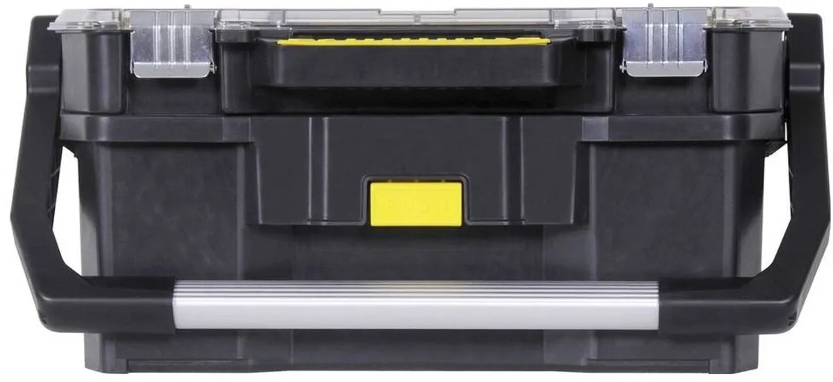 Stanley Gereedschapsbak met Organizer STST1-70317 - 19 inch - Zwart/Geel