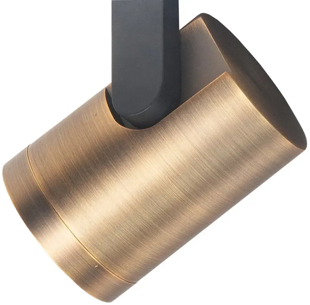 Highlight Aston Opbouwspot - 2-voudig GU10 40cm BronsZwart