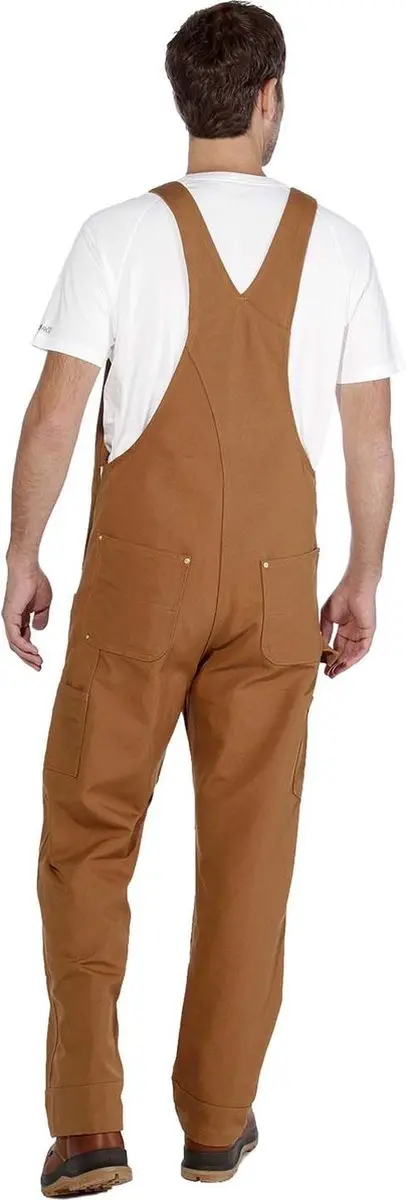 Carhartt Relaxed Fit Duck Bib Overall W34/L32 - Carhartt Brown
