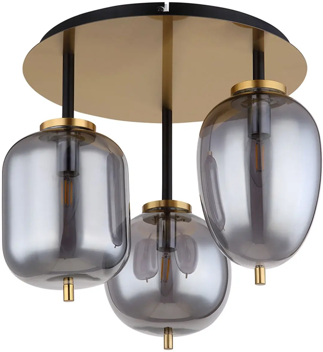 Globo Plafondlamp 3-vlammen D46xH36cm - Grijs