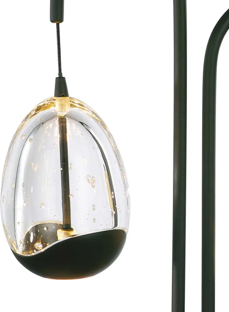 Highlight Clear Egg 2 Tafellamp - 2x10W - Helder Zwart