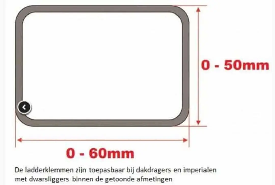 Rhino Ladderklemmen - 2 Stuks