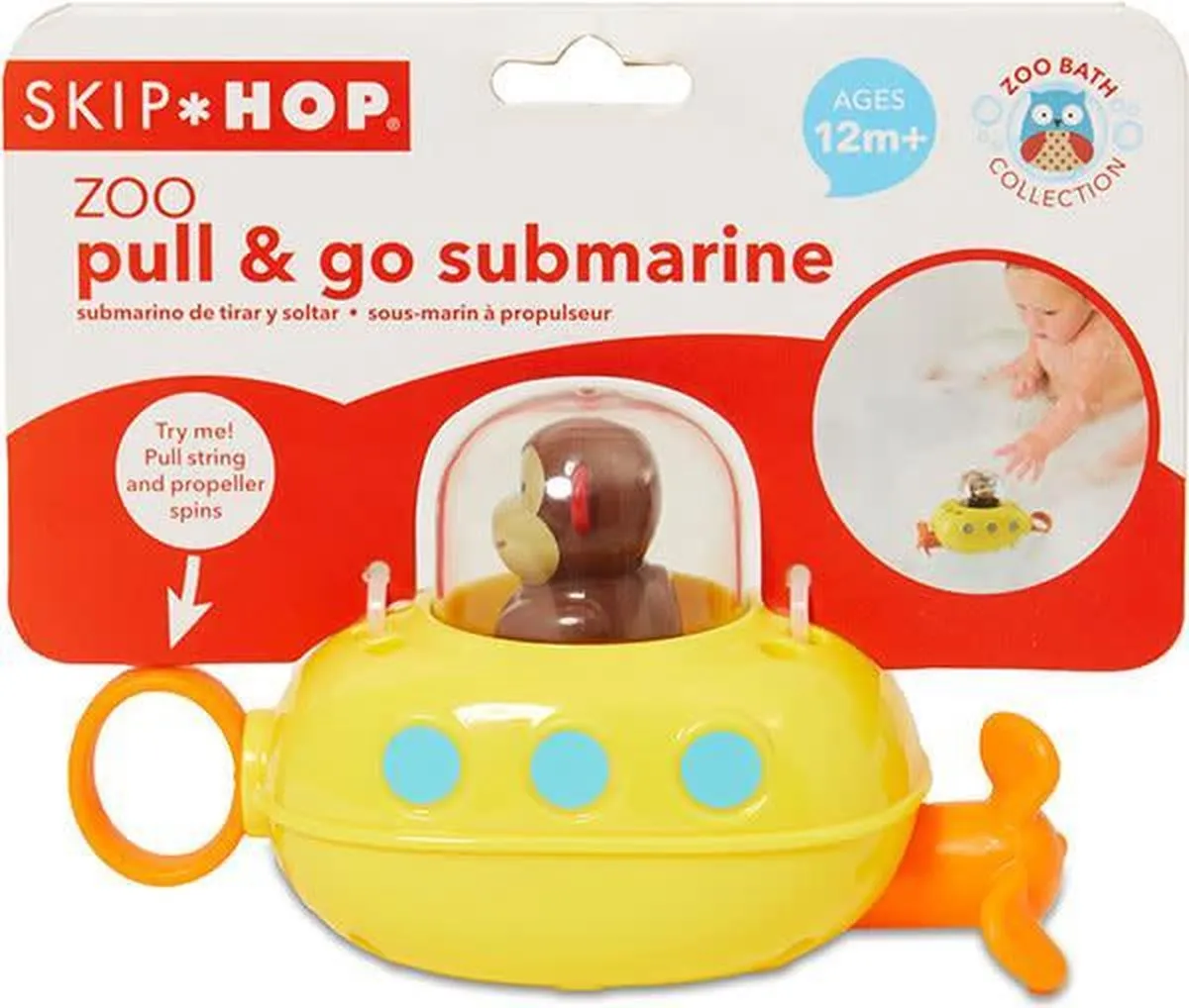 Skip Hop Zoo Badspeelgoed Aap - Multicolor