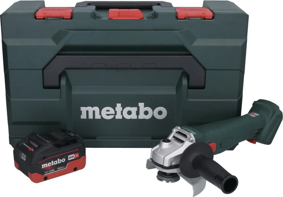 Metabo W 18 L 9-125 Haakse Slijper 125mm - 10Ah Accu