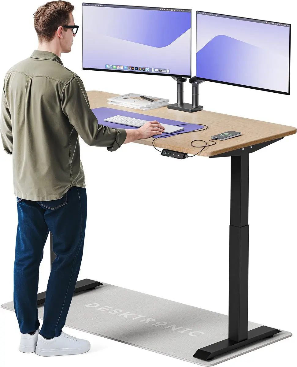 Desktronic HomeOne Zit-sta Bureau 140x70cm