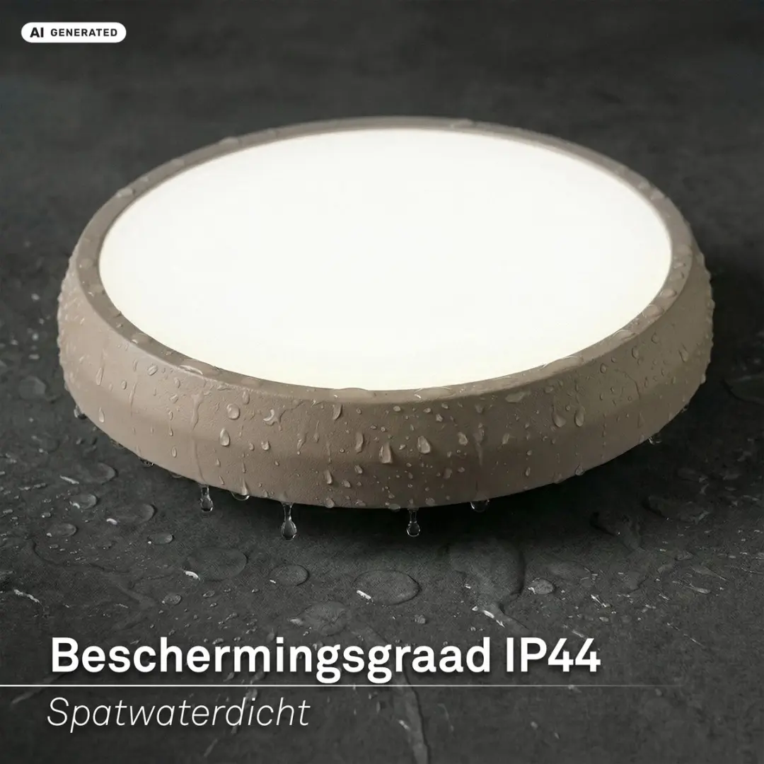 Briloner Navaro LED Plafondlamp 18W - Ø27cm - Beige