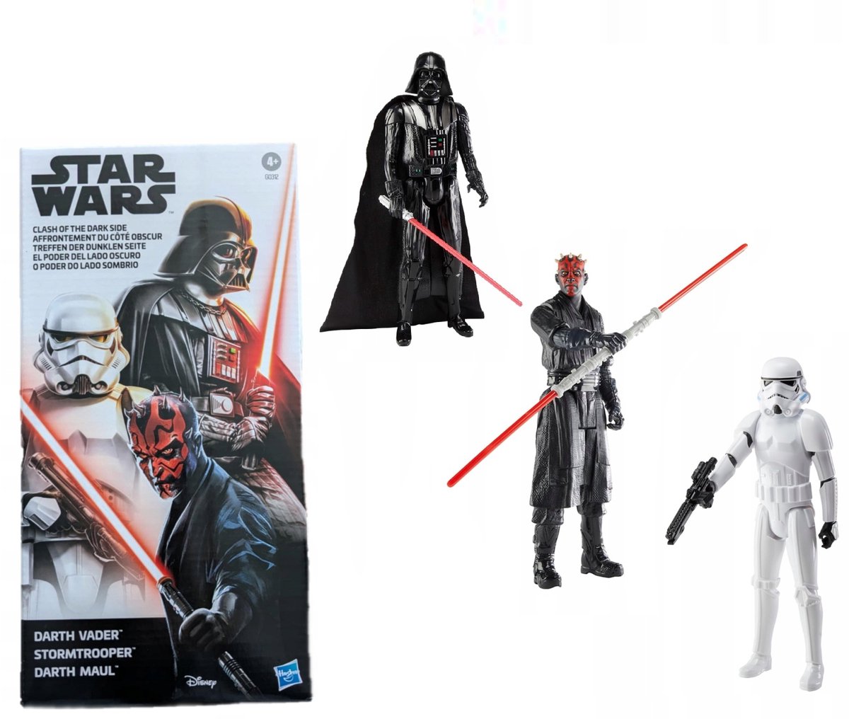 Star wars titam hero seroes dark side 3 pack - Darth Maul - Stormtrooper - Darth Vader - 30 cm