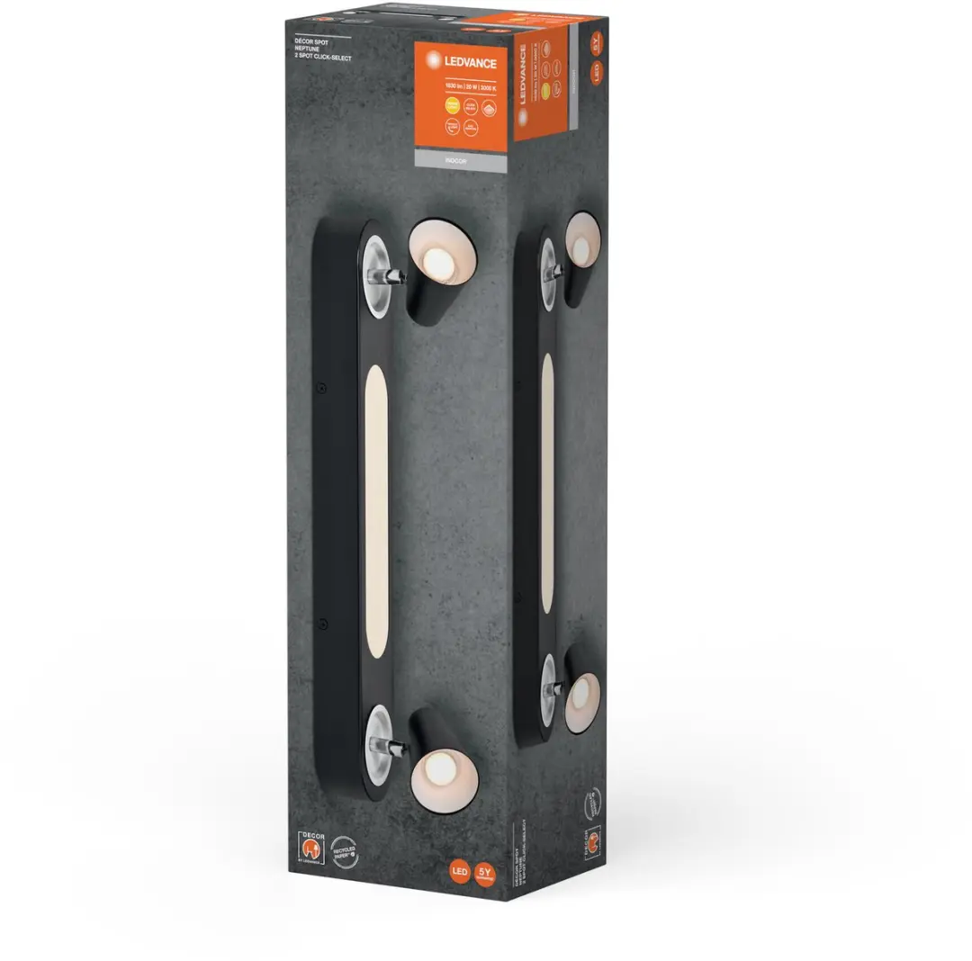 LEDVANCE Decor Spot Neptune 20W 635lm - Zwart