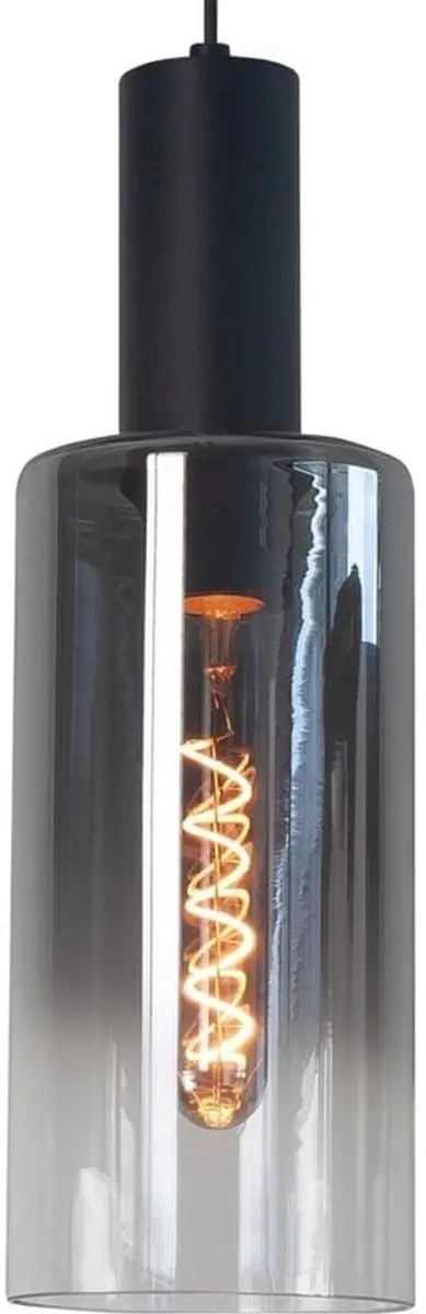 Highlight Perugia Hanglamp 7 Lichts - 130cm - Zwart/Rook