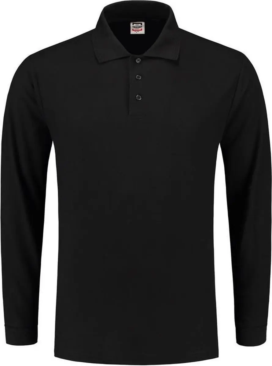 Tricorp Poloshirt 100% Katoen - Maat L - Zwart