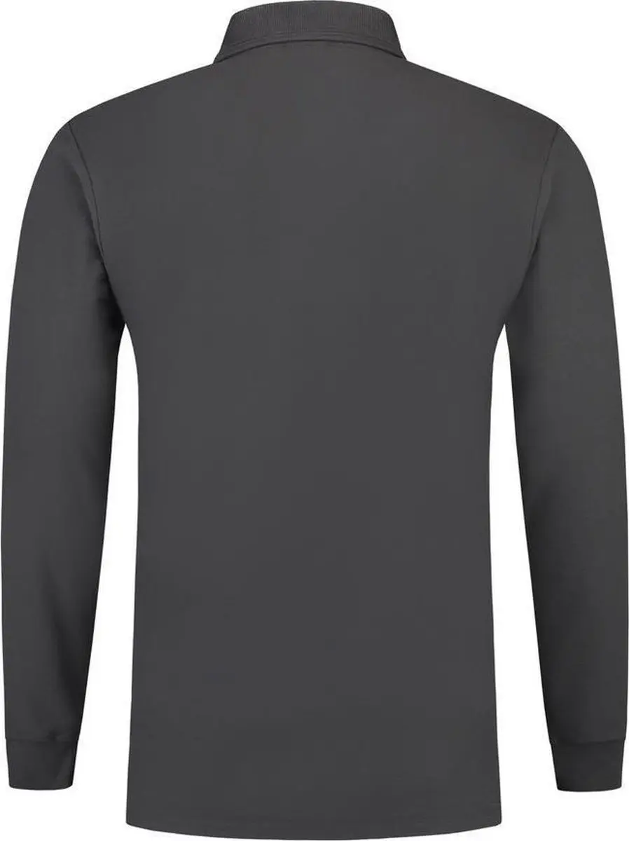 Tricorp Poloshirt Lange Mouw 201009 - Donkergrijs - XL