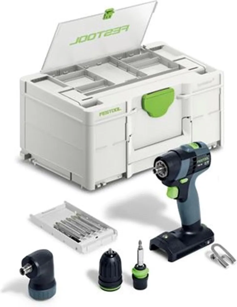Festool TXS 18-Basic-Set Accu Schroefboormachine 18V - 2 Snelheden