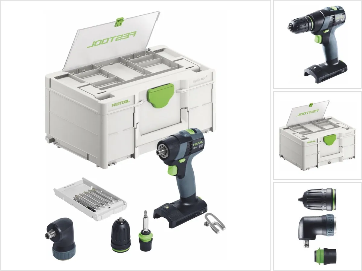 Festool TXS 18-Basic-Set Accu Schroefboormachine 18V - 2 Snelheden