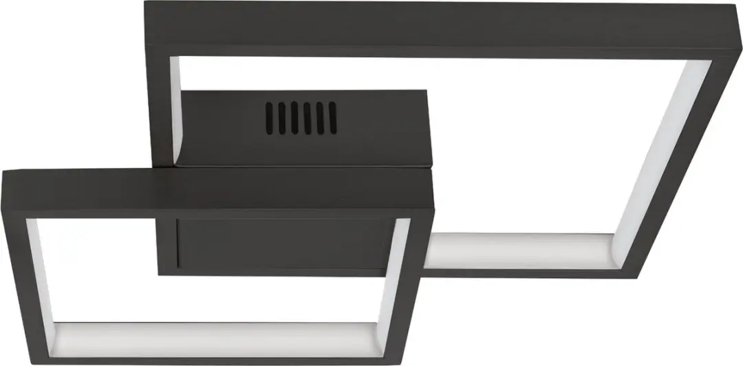 Highlight Piazza Plafondlamp 32cm - Zwart