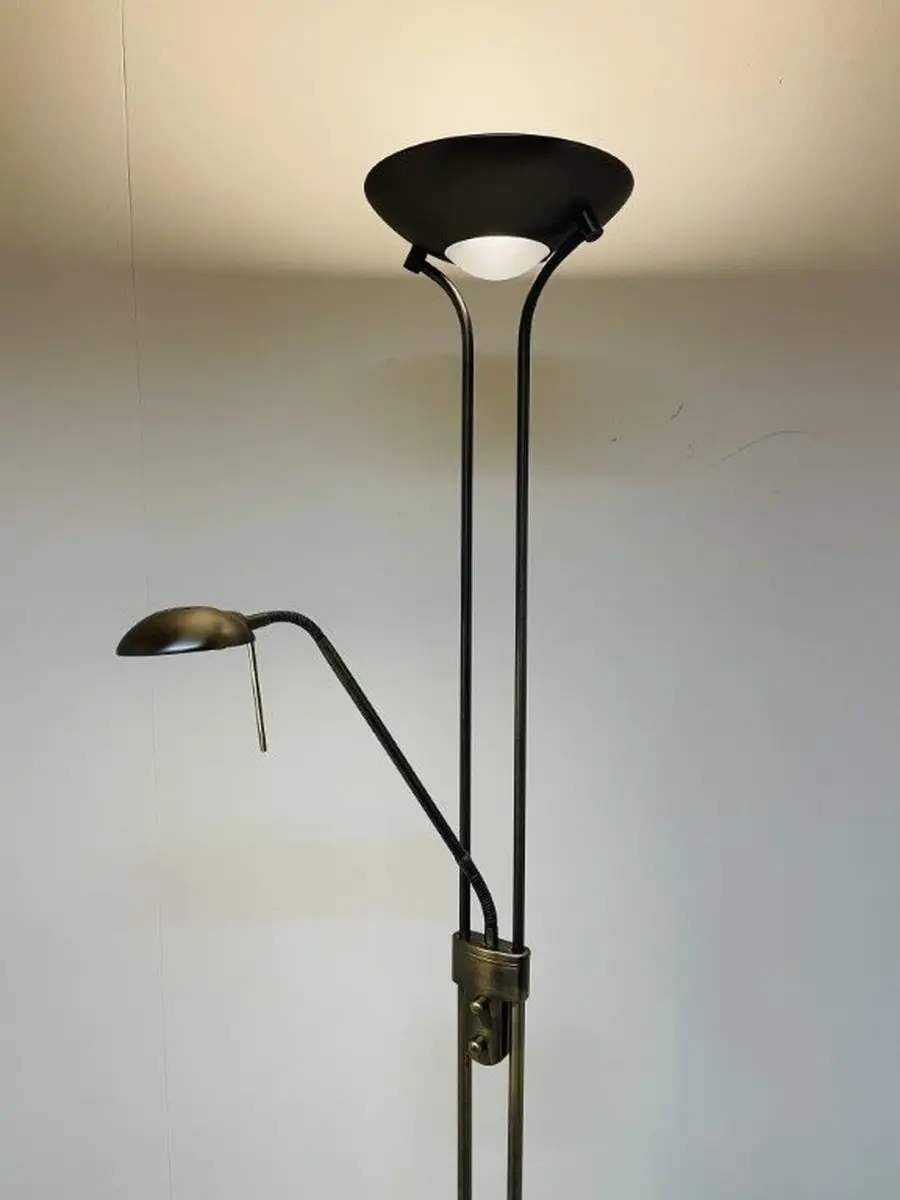 Highlight New Luna Vloerlamp - Brons - 2 Lichtpunten