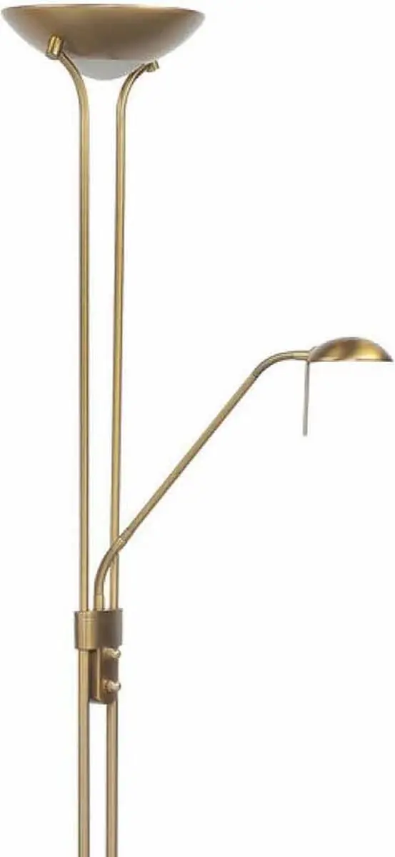 Highlight New Luna Vloerlamp - Brons - 2 Lichtpunten
