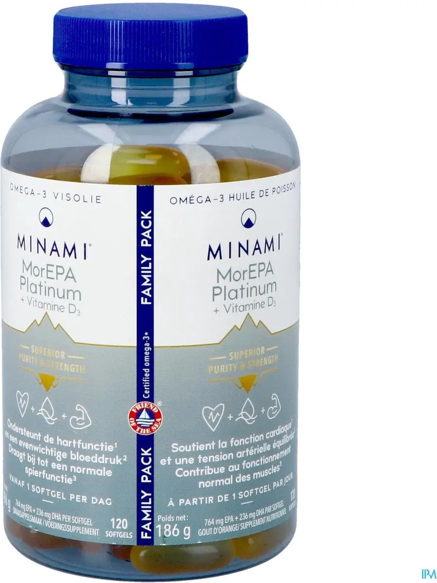 Minami Morepa Platinum Vitamine D3 Caps 120