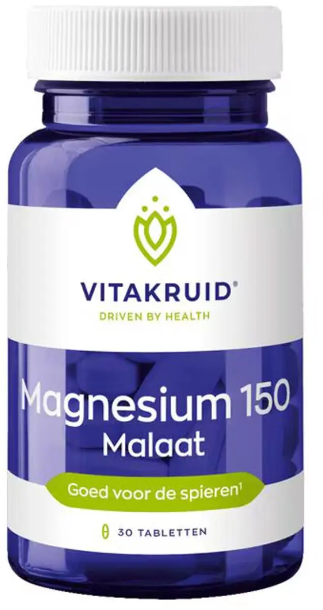 Vitakruid Magnesium Malaat 30 tabletten - afbeelding 6 van 6