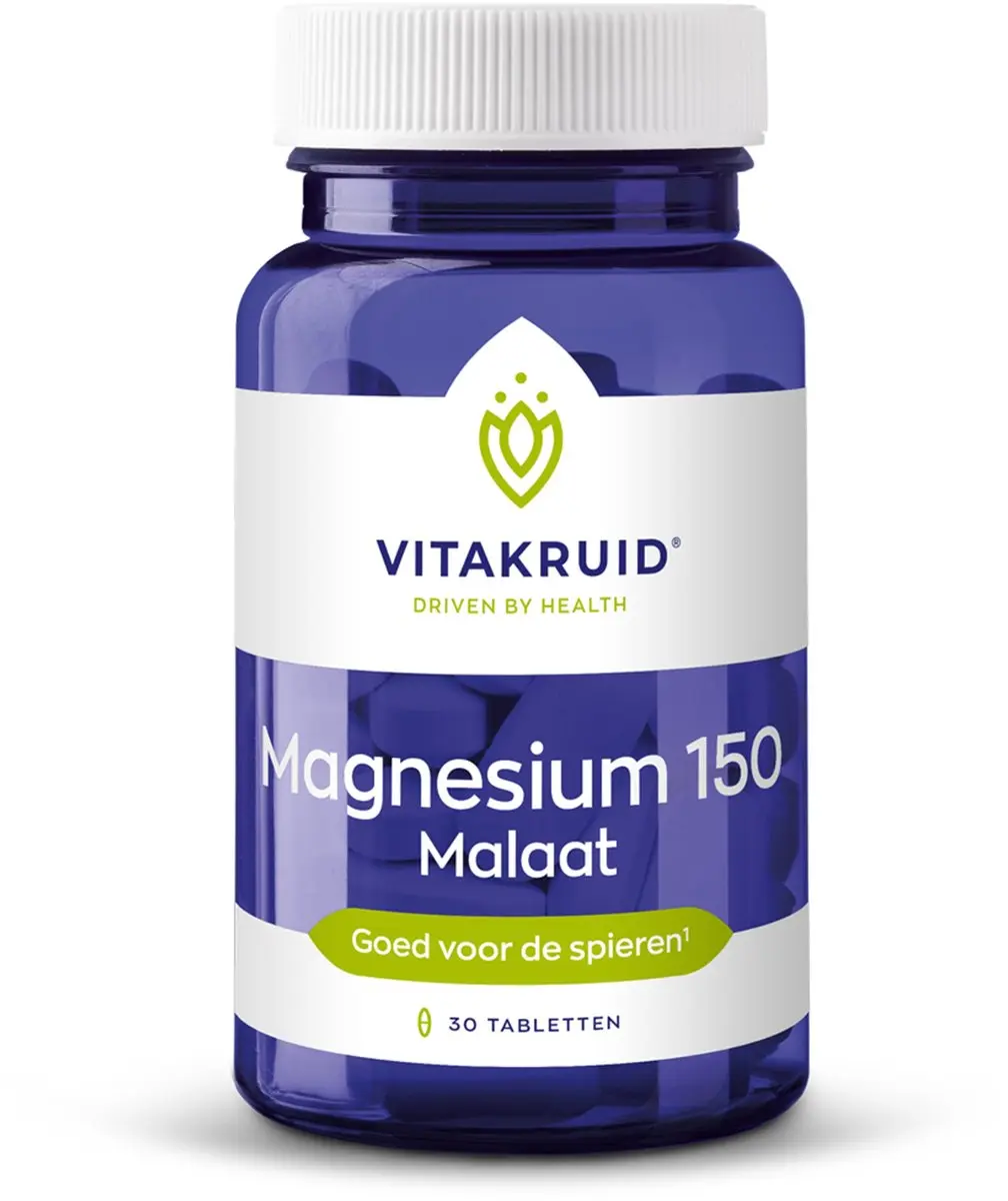 Vitakruid Magnesium Malaat 30 tabletten