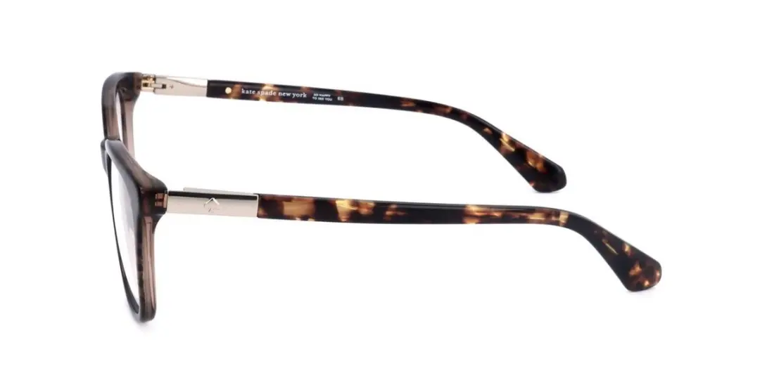 Kate Spade Jalishta Brilmontuur - Brown Flowers Crystal - 51/18/140