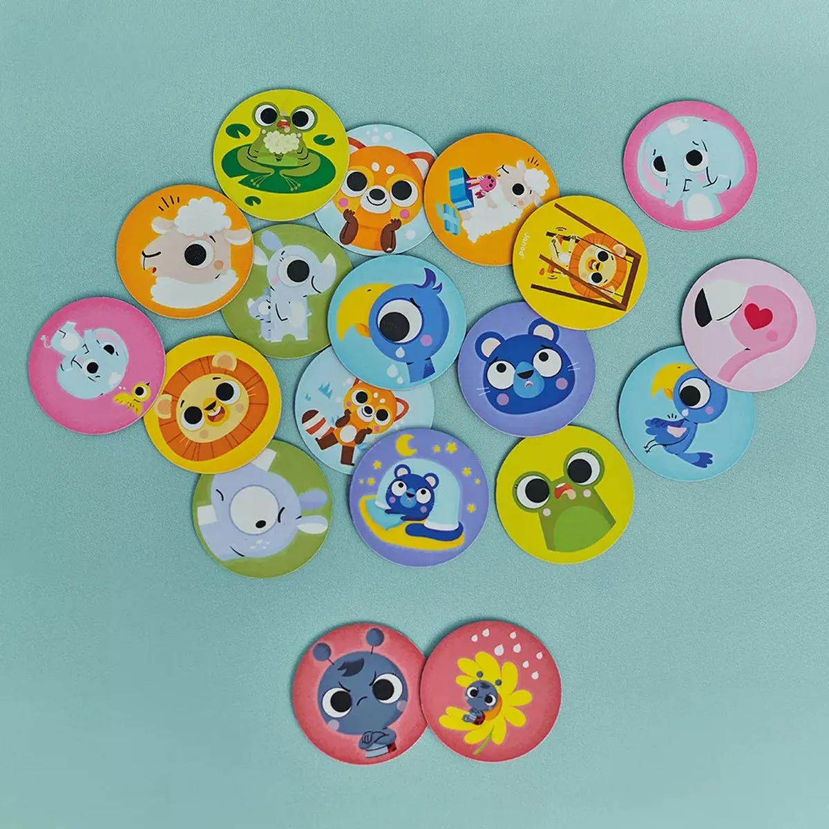 Janod Memo Emoties Geheugenspel - 2625 - Multicolor