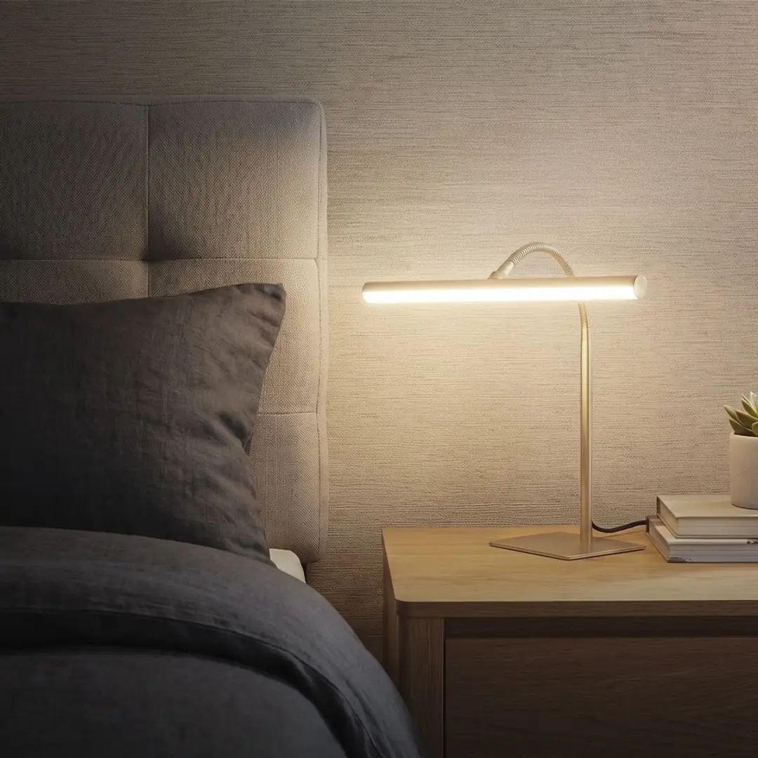 Briloner Lectra LED Bureaulamp 7W - Metallic