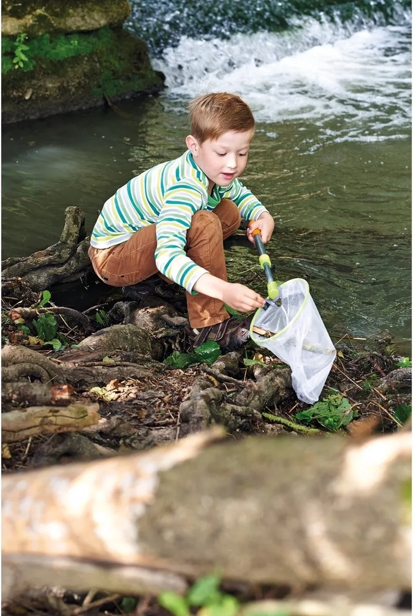 Haba Terra Kids Schepnet 70cm - Zwart/Groen
