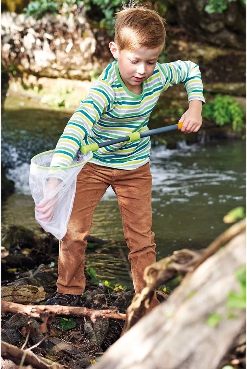 Haba Terra Kids Schepnet 70cm - Zwart/Groen
