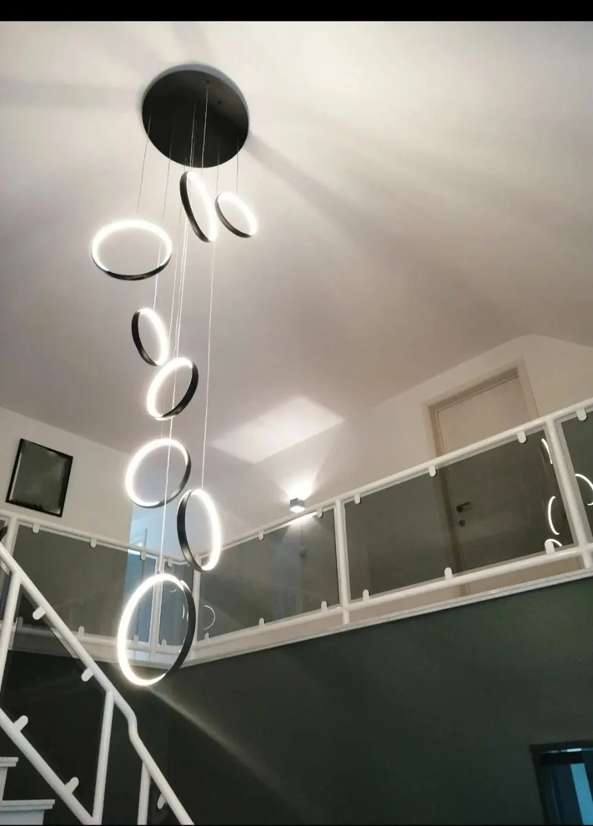 Highlight Videlamp LED Ringen 330cm - 8 Lichtpunten - Zwart