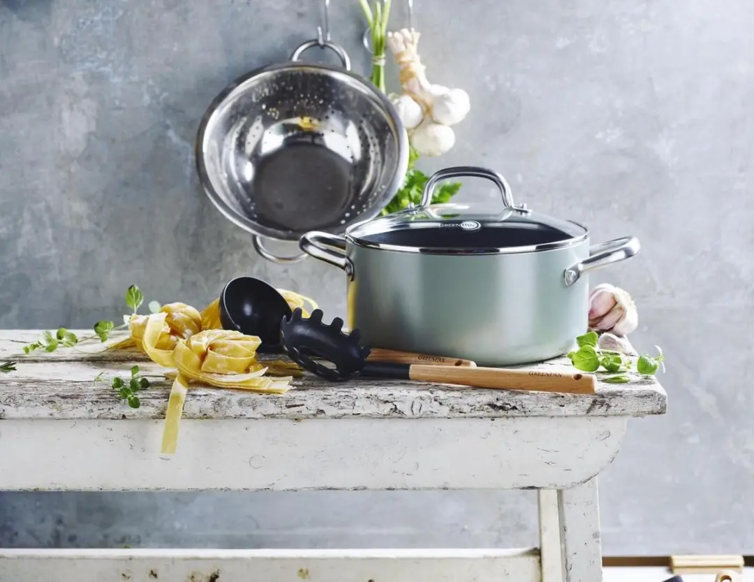 GreenPan Mayflower Inductie Pastaset CC001593-001 - 24cm - Lichtblauw