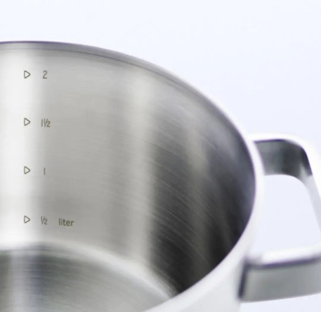 BK Conical+ B4320.015 Pannenset - 5-delig - Zilver