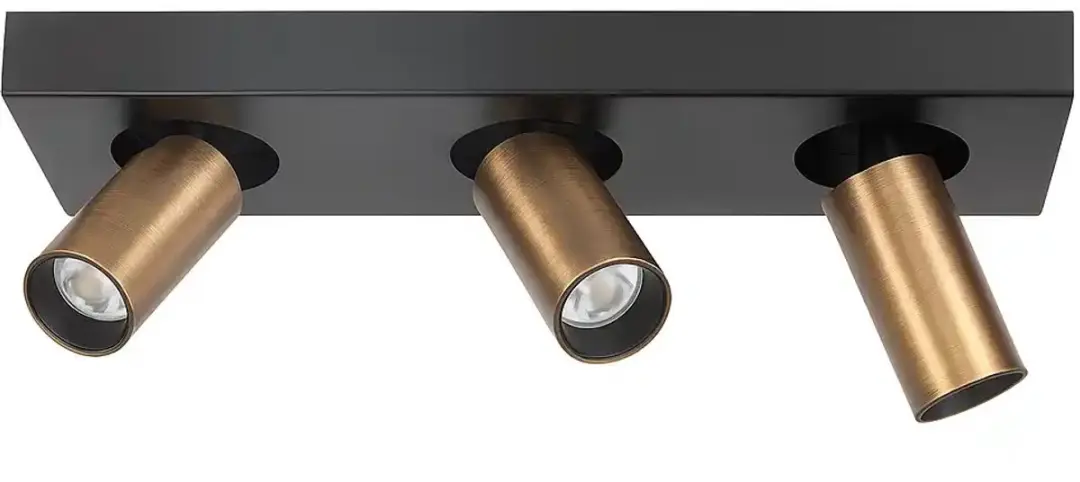 Highlight Spot Eliano 3 Lichts L 36cm - 3x10W Warm Wit - Zwart Brons