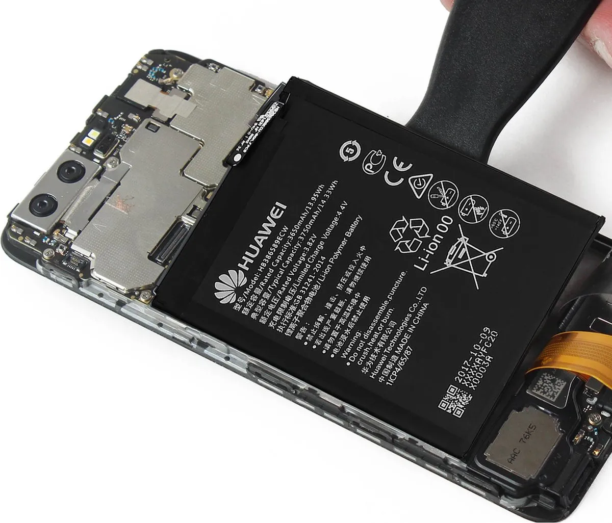 Huawei P10 Plus Originele Batterij HB386589ECW - 3650mAh