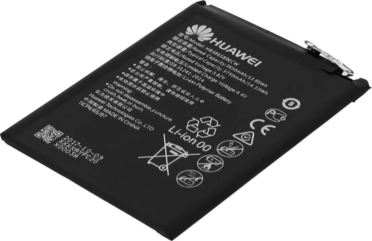 Huawei P10 Plus Originele Batterij HB386589ECW - 3650mAh