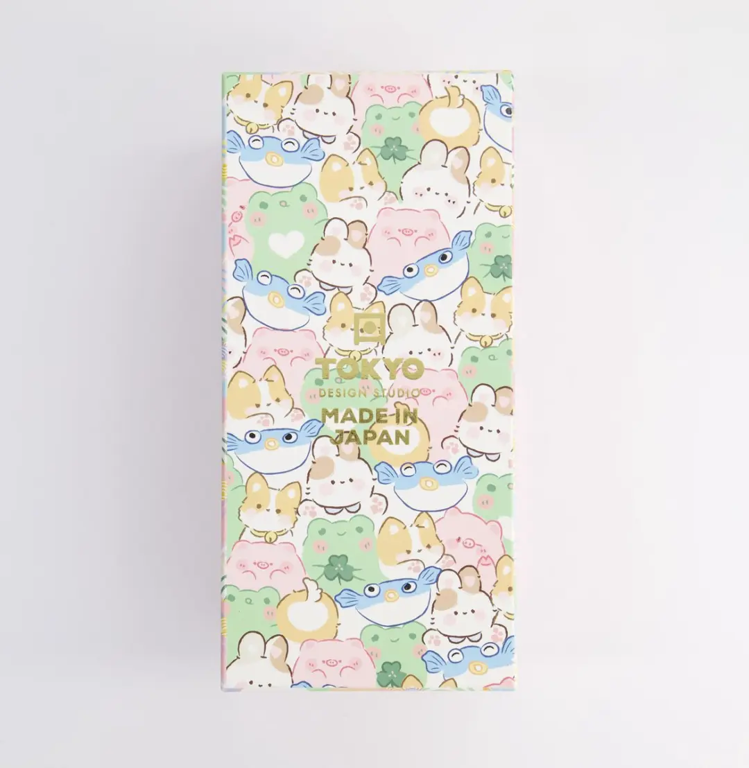 Tokyo Design Studio Kommen Giftset Kogelvis - 4 Stuks - 11,3x5,8cm