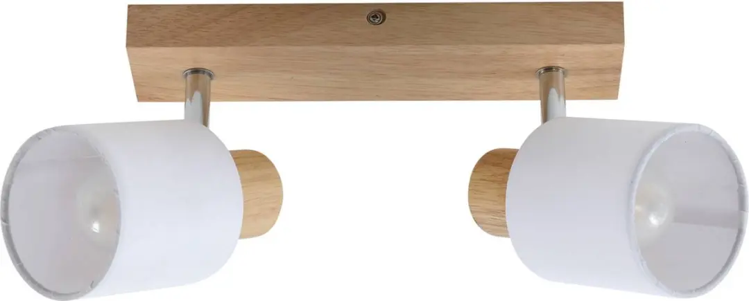 Lindby Buitenspot 2 Lichtpunten Hout Wit - E14