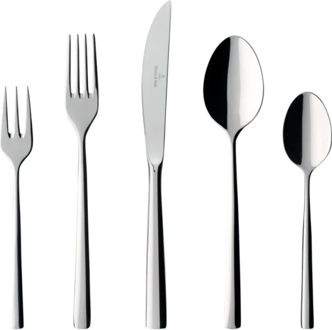 Villeroy & Boch Piemont Espresso Lepels 11.5cm - RVS 18/10 - 6 Stuks