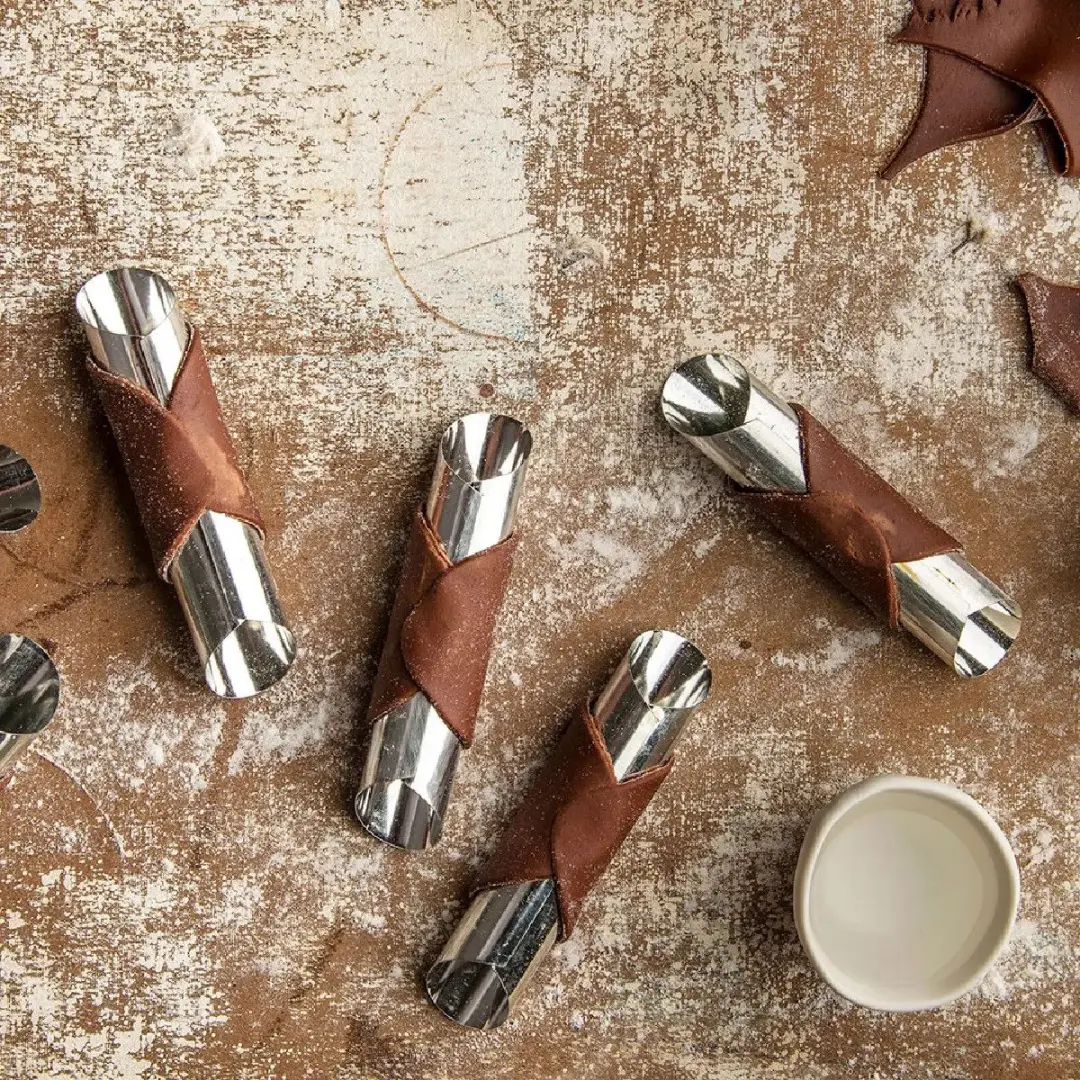 Patisse Cannoli Vormen Roestvrij Staal - 6 Stuks