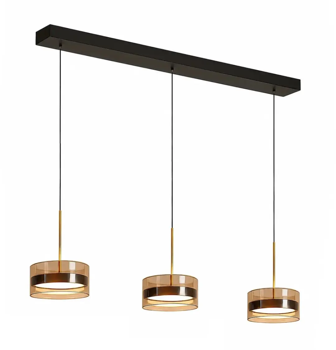 Highlight Enzo 3 Hanglamp 95cm - Zwart