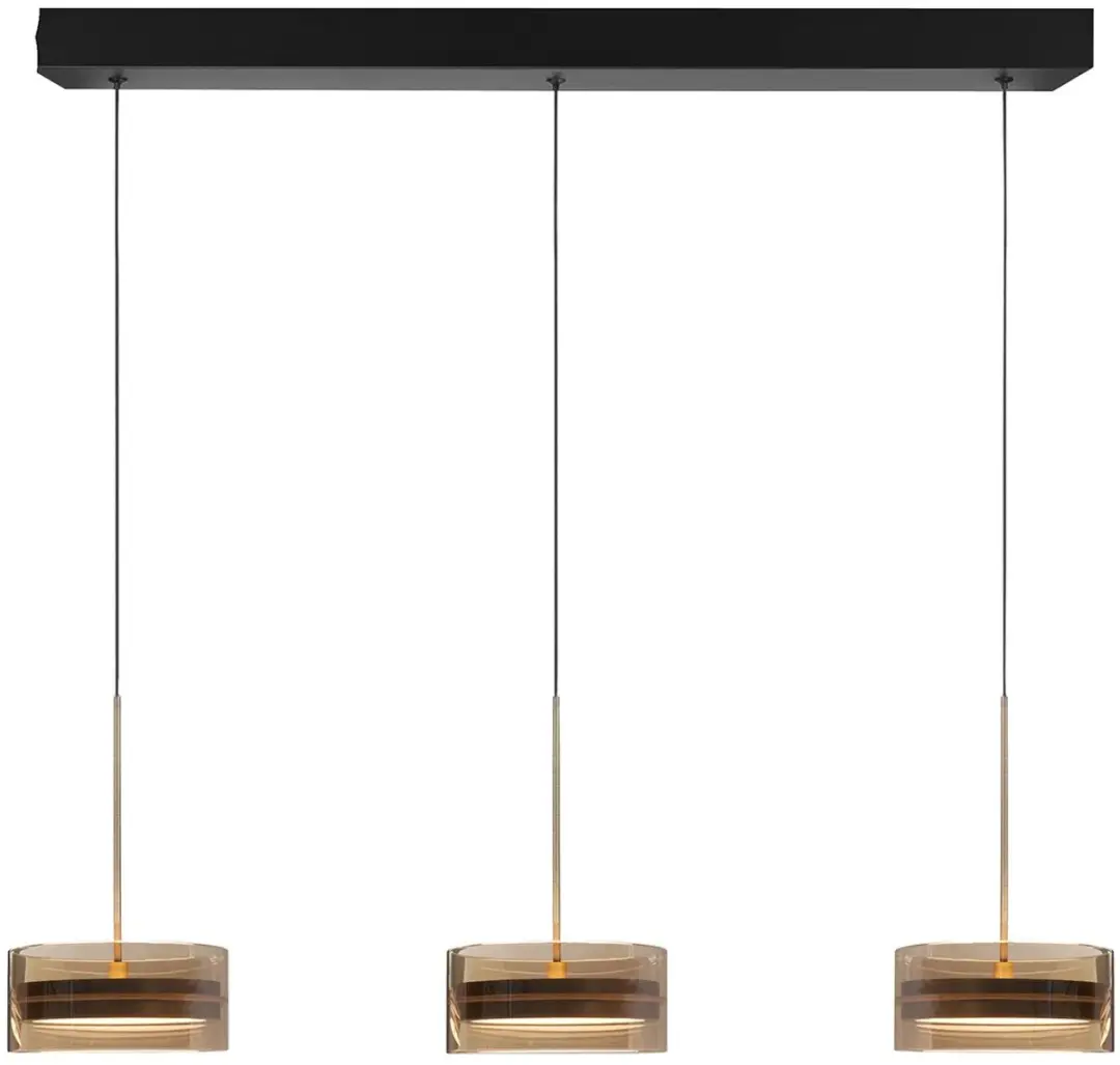 Highlight Enzo 3 Hanglamp 95cm - Zwart