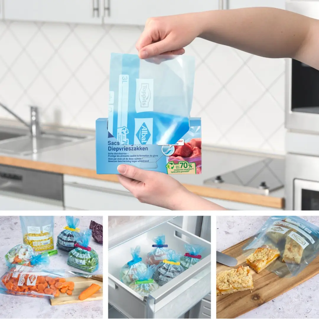 Toppits Diepvrieszakjes 3L - 30 Stuks