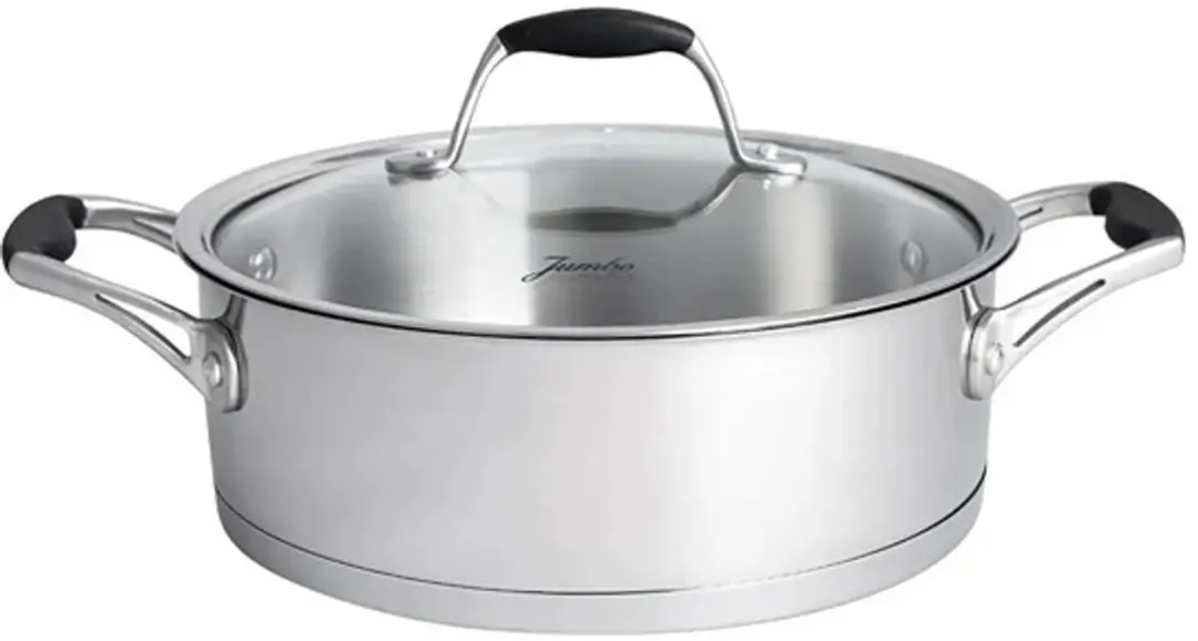 Jumbo New Stella RVS Pannenset 8-delig - Inductie - Zilver