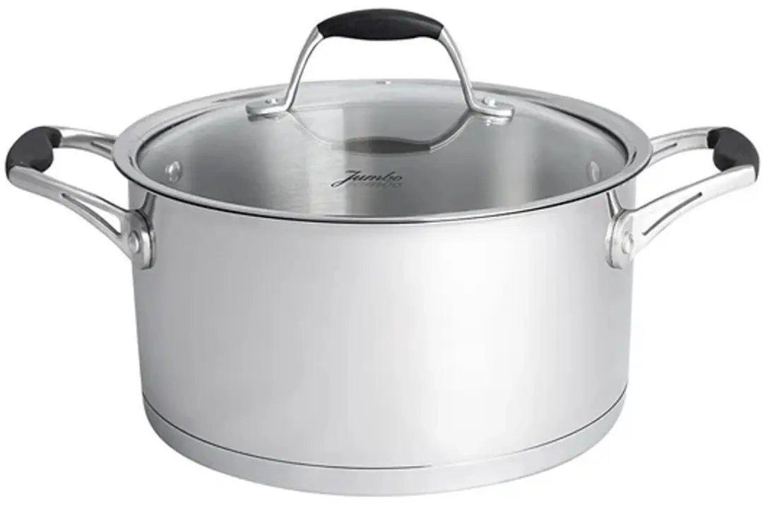 Jumbo New Stella RVS Pannenset 8-delig - Inductie - Zilver