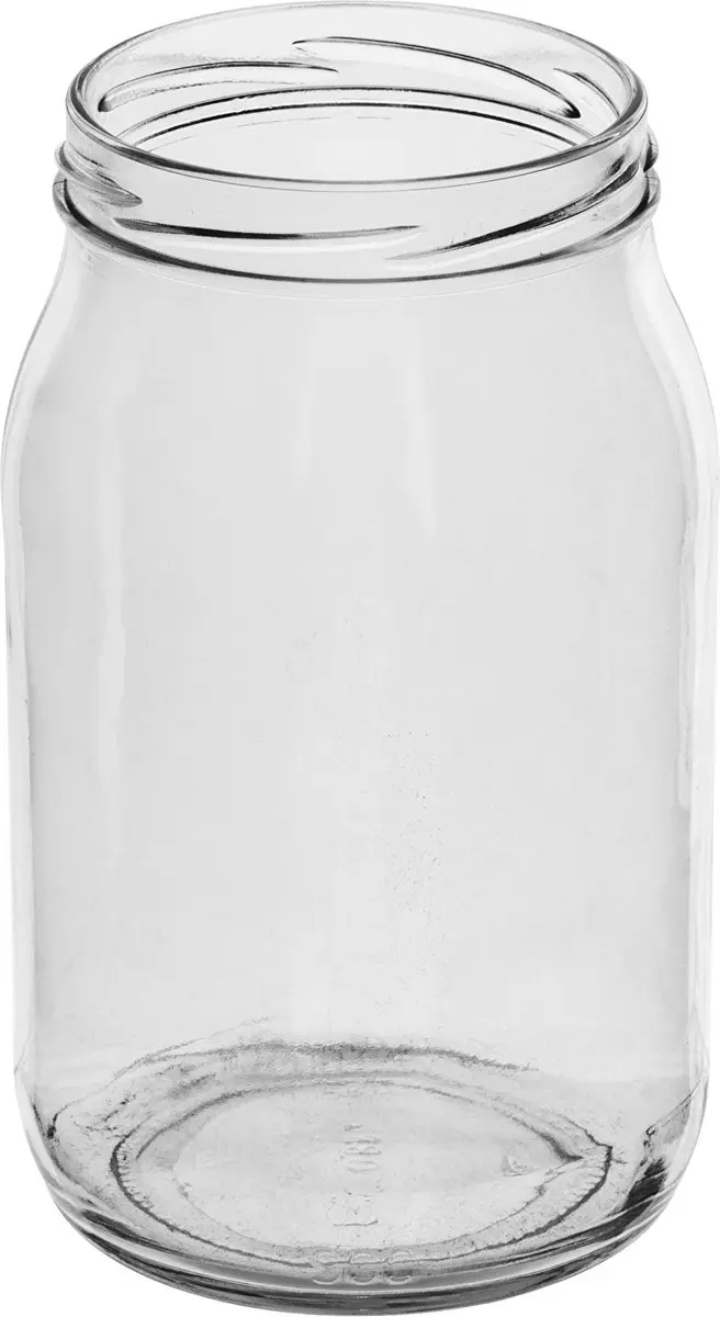 Browin Glazen Pot 900ml - 8 Stuks