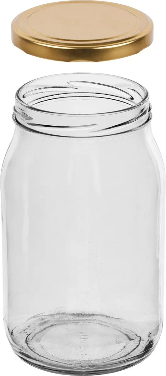 Browin Glazen Pot 900ml - 8 Stuks